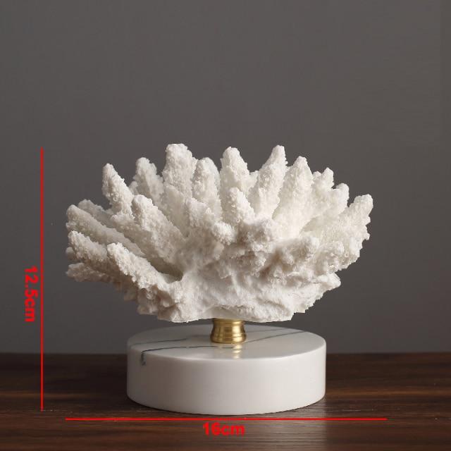 Coral Artisan Coral Figurines for Home Decor