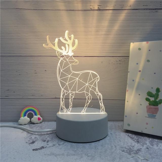 Novelty Illusion Night Lamp - Nordic Side - 