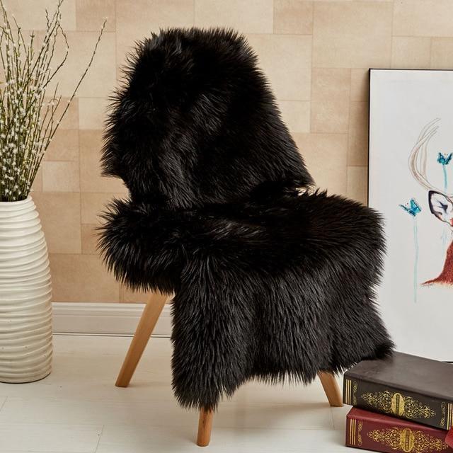 Sheepskin Chair Throw - Nordic Side - Bedroom, Decor, Living Room, new, not-hanger