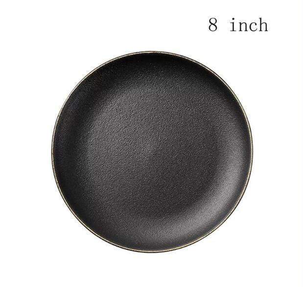 Rigorous Black Dining Set - Nordic Side - bis-hidden, bowls, Dining, plates