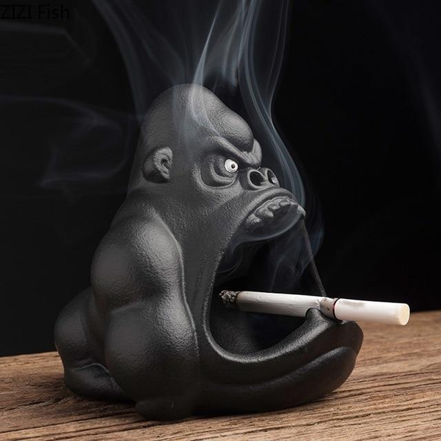 Animal Orangutan Ceramic Ashtray