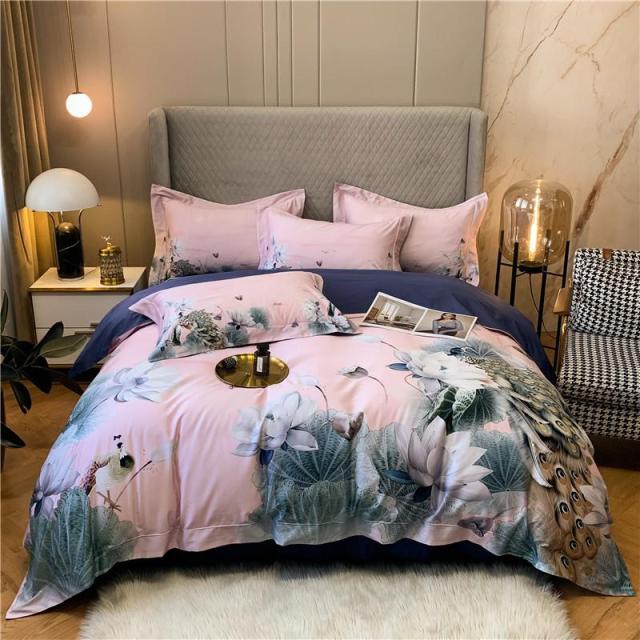 Peacock Luxury Egyptian Cotton Duvet Set