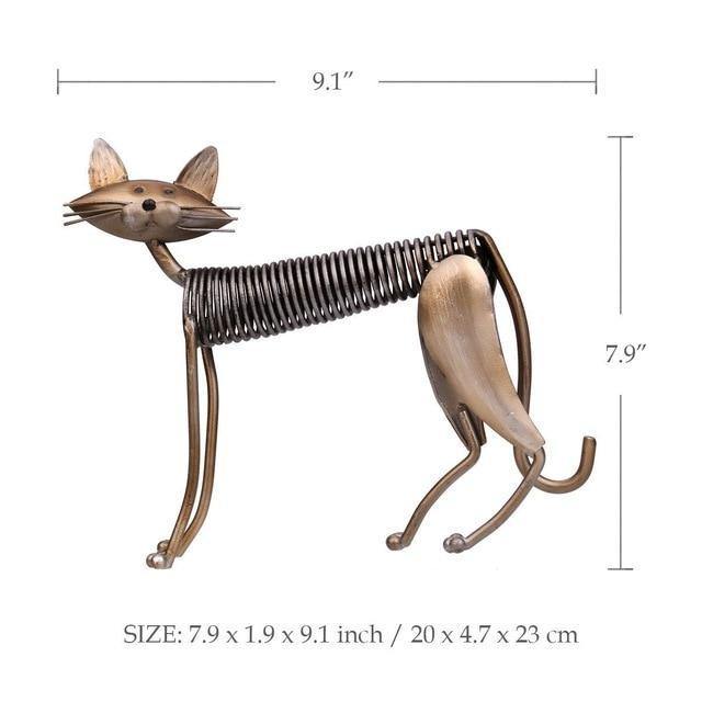 Funky Cat Figurines - Nordic Side - cat, figurine, funky