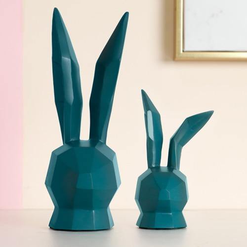 Decorative Bunny Figurines (Pair) - Nordic Side - bunny, figurine, pair