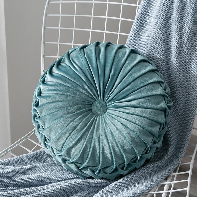 Round Exotic Velvet Round Cushion