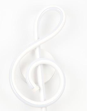 LED Music Note Wall Lamp - Nordic Side - modern-lighting, modern-pieces