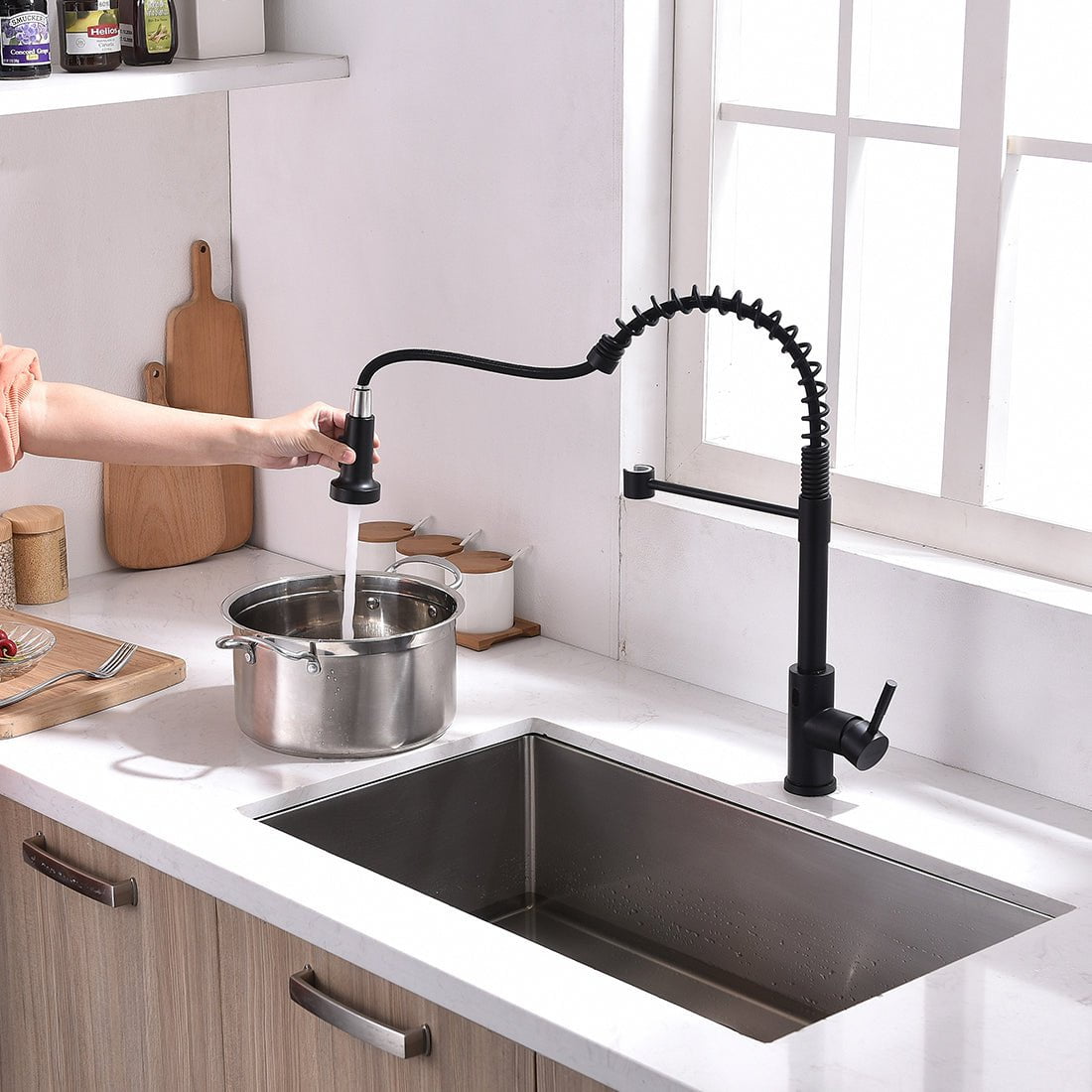 Kraus Black Touchless Sensor Faucet