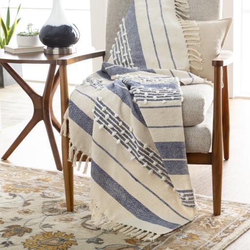 Detailed Hand Woven Throw - Nordic Side - 