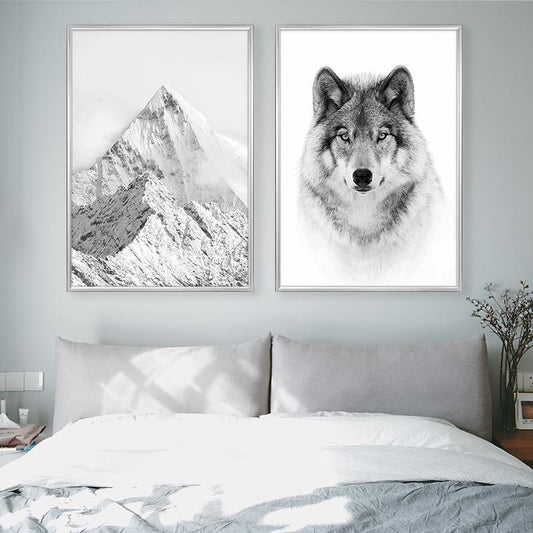 Nordic Wolf Prints - Nordic Side - Art + Prints, not-hanger