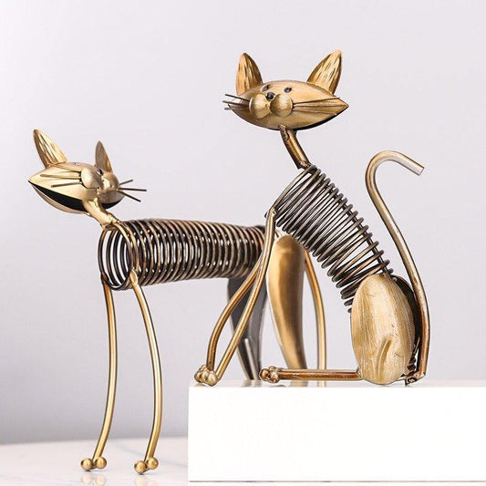 Funky Cat Figurines - Nordic Side - cat, figurine, funky