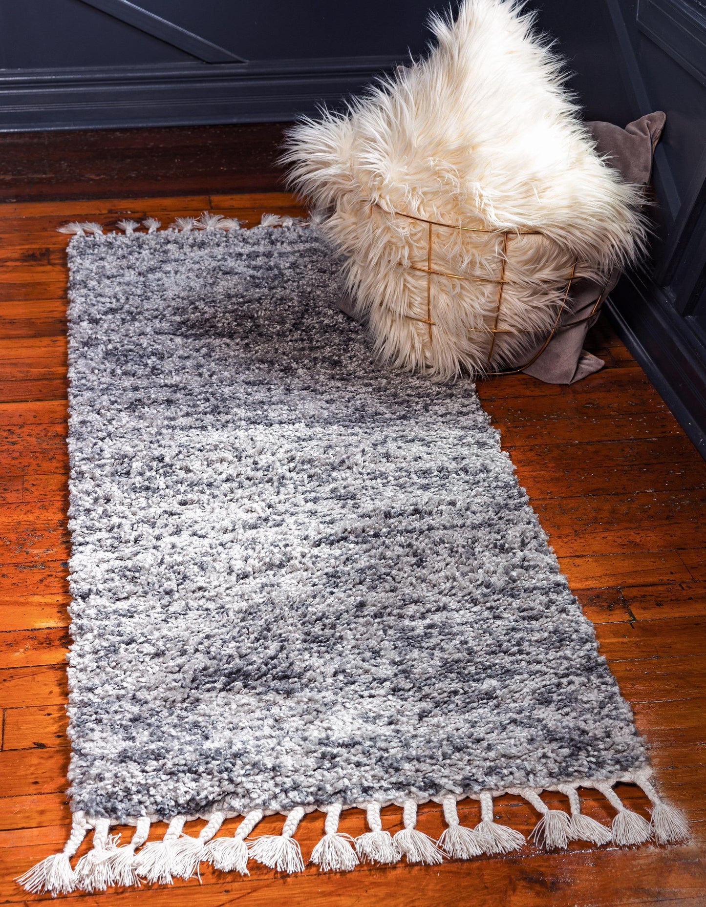 Jaydin - Marl Shaggy Rug - Nordic Side - feed-cl0-over-80-dollars, unique-loom, us-only, us-ship