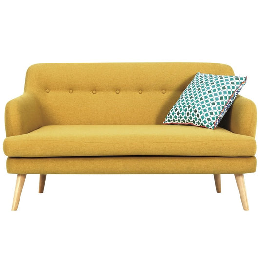 Exelero - Yellow Loveseat 2 Seater Sofa