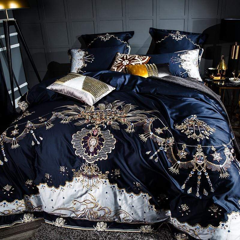 Deep Sleep Duvet Cover Set (Egyptian Cotton) - Nordic Side - bed, bedding, bedroom, duvet