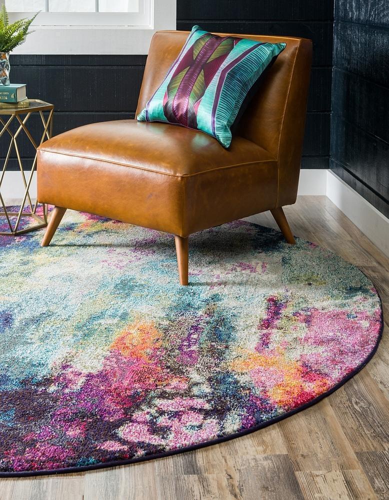 Corban - Watercolor Purple Blend Rug - Nordic Side - abstract-rug, Area-rug, feed-cl0-over-80-dollars, geometric-rug, hallway-runner, large-rug, modern, modern-nordic, modern-rug, round-rug, 