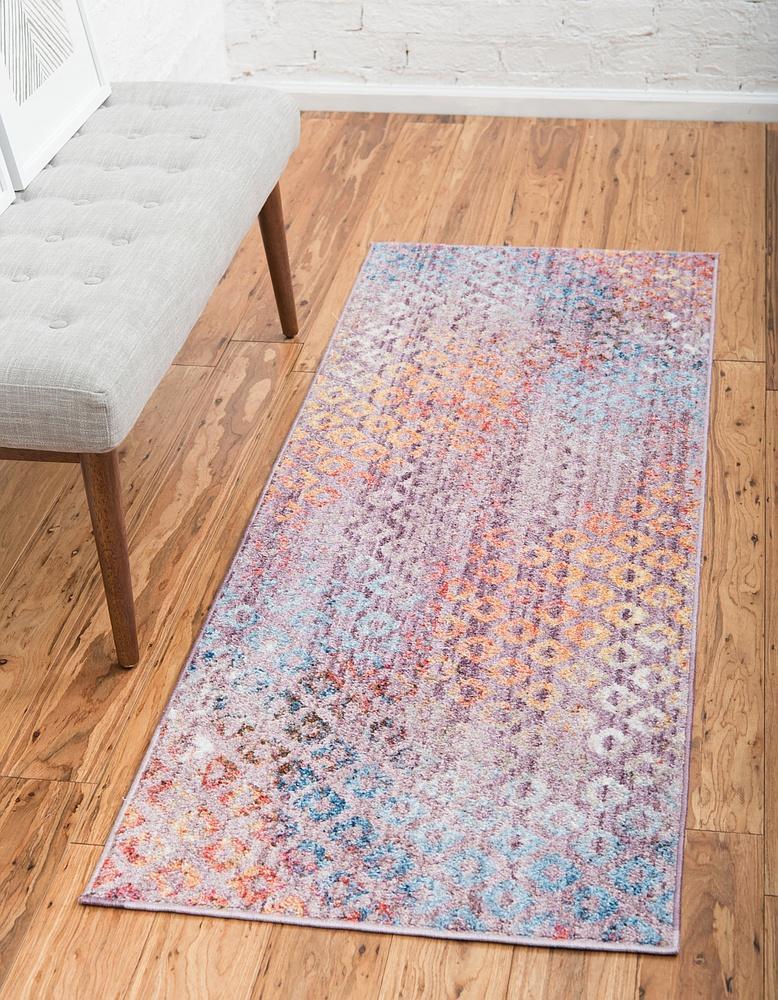 Devan - Rainbow Square Pattern Rug - Nordic Side - abstract-rug, Area-rug, bath-mat, bath-rug, door-mat, feed-cl0-over-80-dollars, geometric-rug, hallway-runner, kitchen-mat, kitchen-rug, lar