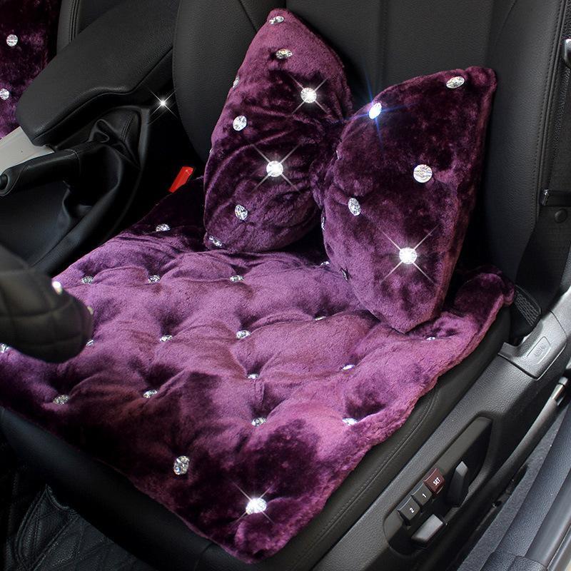 Diamond Plush Seat Cover Set - Nordic Side - 