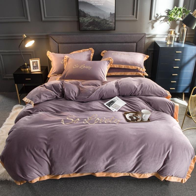 So Lovely Velvet Bedding Set - Nordic Side - 
