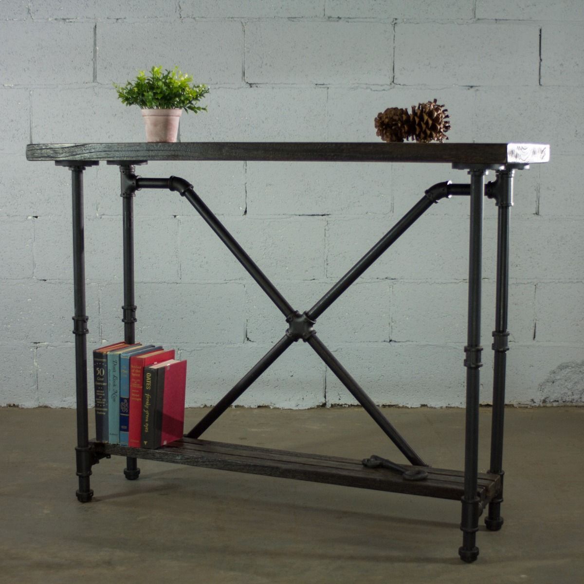 Two Tier Hallway Table - Nordic Side - 10-18, feed-cl0-over-80-dollars, furniture-pipeline, furniture-tag, US