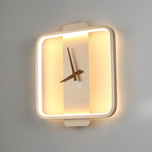 HomeQuill™ Illuminating LED Wall Clock - Nordic Side - 