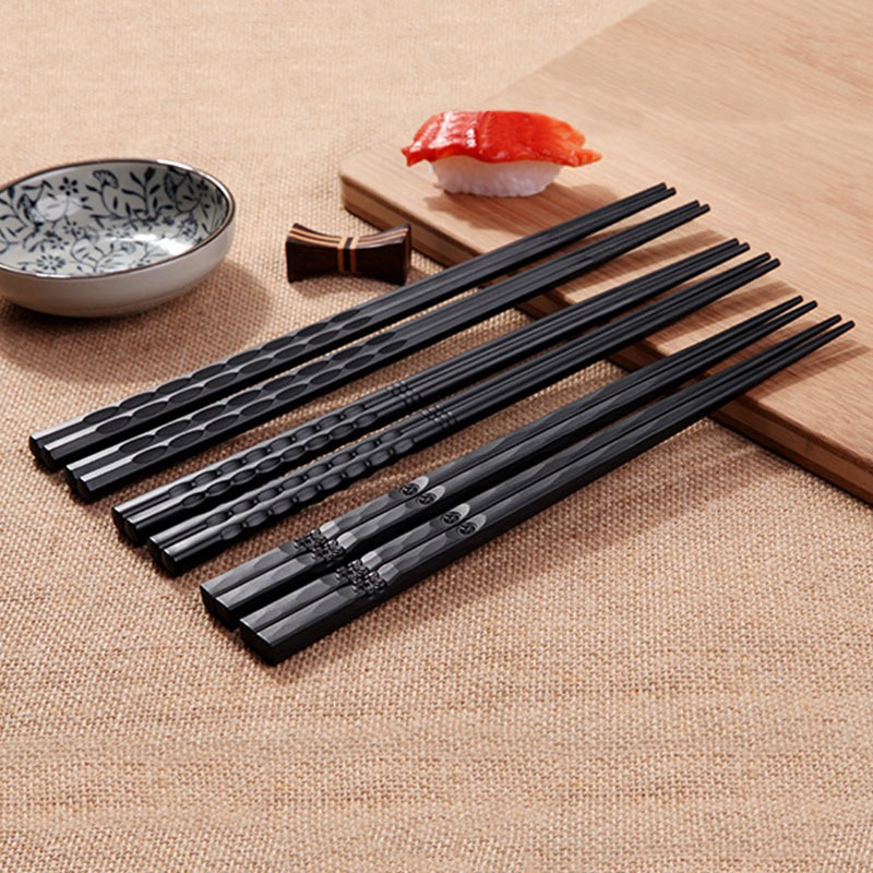 Klastiva™ Classic Alloy Japanese Chopsticks - Nordic Side - 