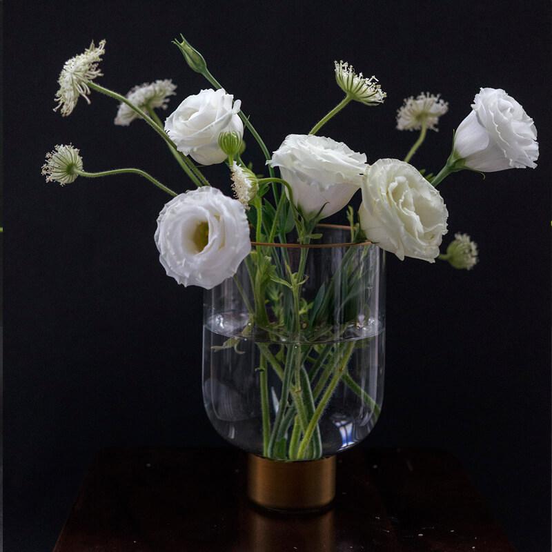 Crystal Tabletop Vase Set
