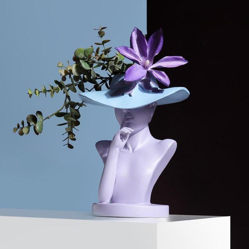 Lady Hat Vase