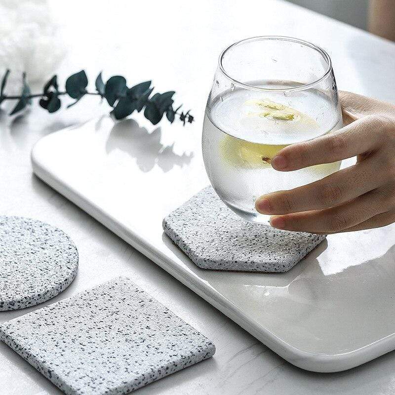 Granite Coaster - Nordic Side - coaster, dining
