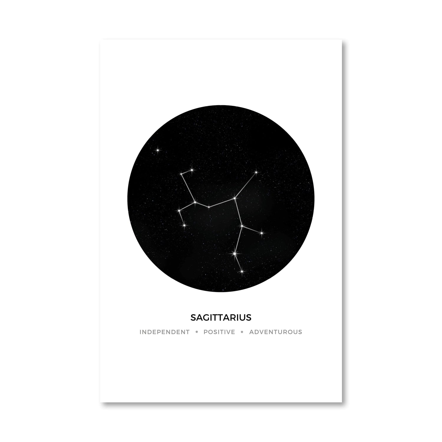 Sagittarius Traits Canvas - Nordic Side - 