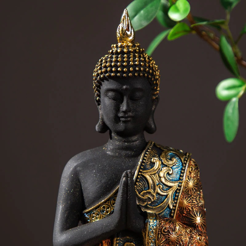 HomeQuill™ Handmade Buddha Figurine - Nordic Side - 