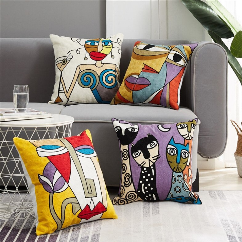 HomeQuill™ Modern Abstract Art Pillowcases - Nordic Side - 