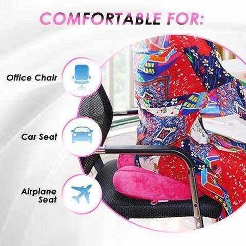 Dual Comfort Orthopedic Cushion Pillow For Back Pain - Nordic Side - aylio coccyx seat cushion, best coccyx cushion, best pillow for tailbone pain, best seat cushion for lower back pain, cocc