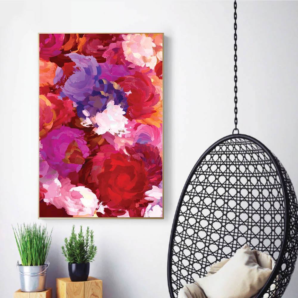 Painted Bouquet Canvas - Nordic Side - 