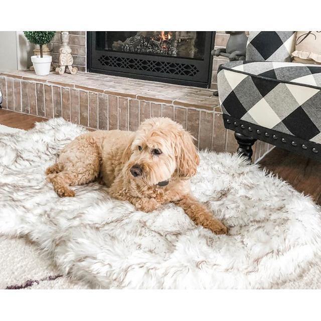 Furwell™ Orthopedic Dog Bed Memory Foam Pet Rug - Nordic Side - dog bed, memory foam dog bed, memory foam pet rug, orthopedic dog bed, pet rug, pets