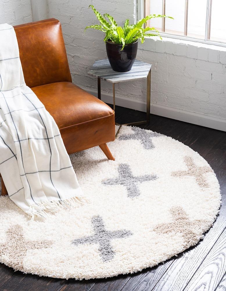 Coleman - Modern Nordic Shaggy Rug - Nordic Side - abstract-rug, Area-rug, feed-cl0-over-80-dollars, geometric-rug, hallway-runner, large-rug, modern, modern-nordic, modern-rug, round-rug, sh