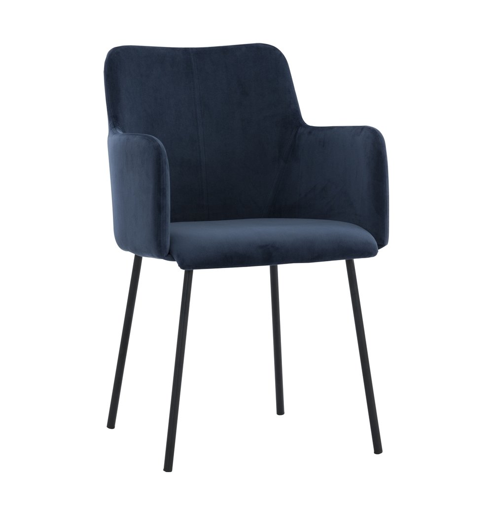 Desta - Navy Blue Dining Armchair - Nordic Side - 06-10, feed-cl0-over-80-dollars, feed-cl1-furniture, gfurn, hide-if-international, modern-furniture, us-ship