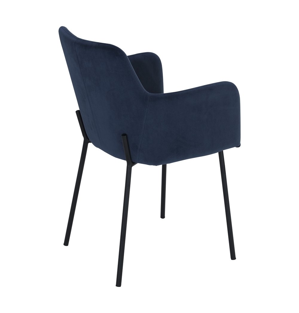 Desta - Navy Blue Dining Armchair - Nordic Side - 06-10, feed-cl0-over-80-dollars, feed-cl1-furniture, gfurn, hide-if-international, modern-furniture, us-ship