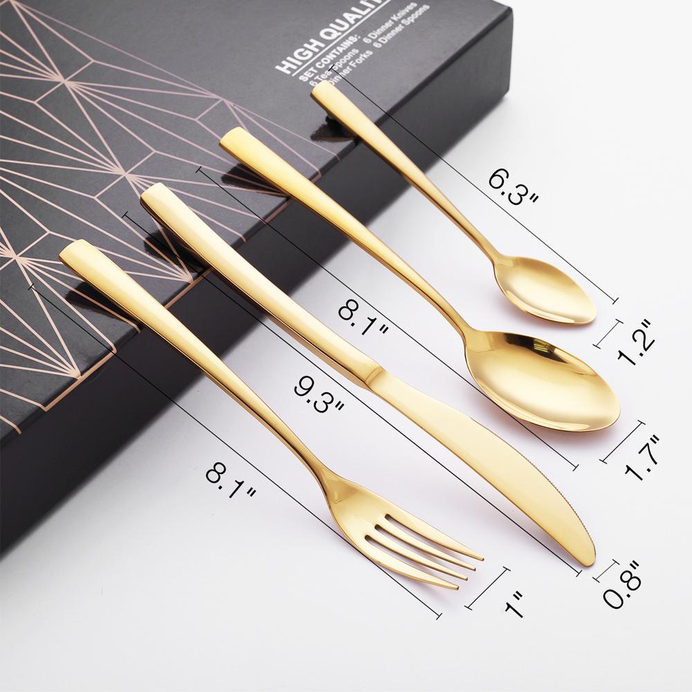 Mera - 24PCS Cutlery Dinner Set - Nordic Side - 