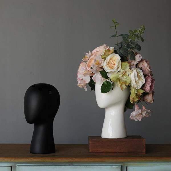 Head Shaped Flower Vase - Nordic Side - FLV, GNL, HSFV