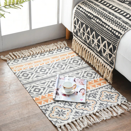 HomeQuill™ Decorative Aztec Rug - Nordic Side - 