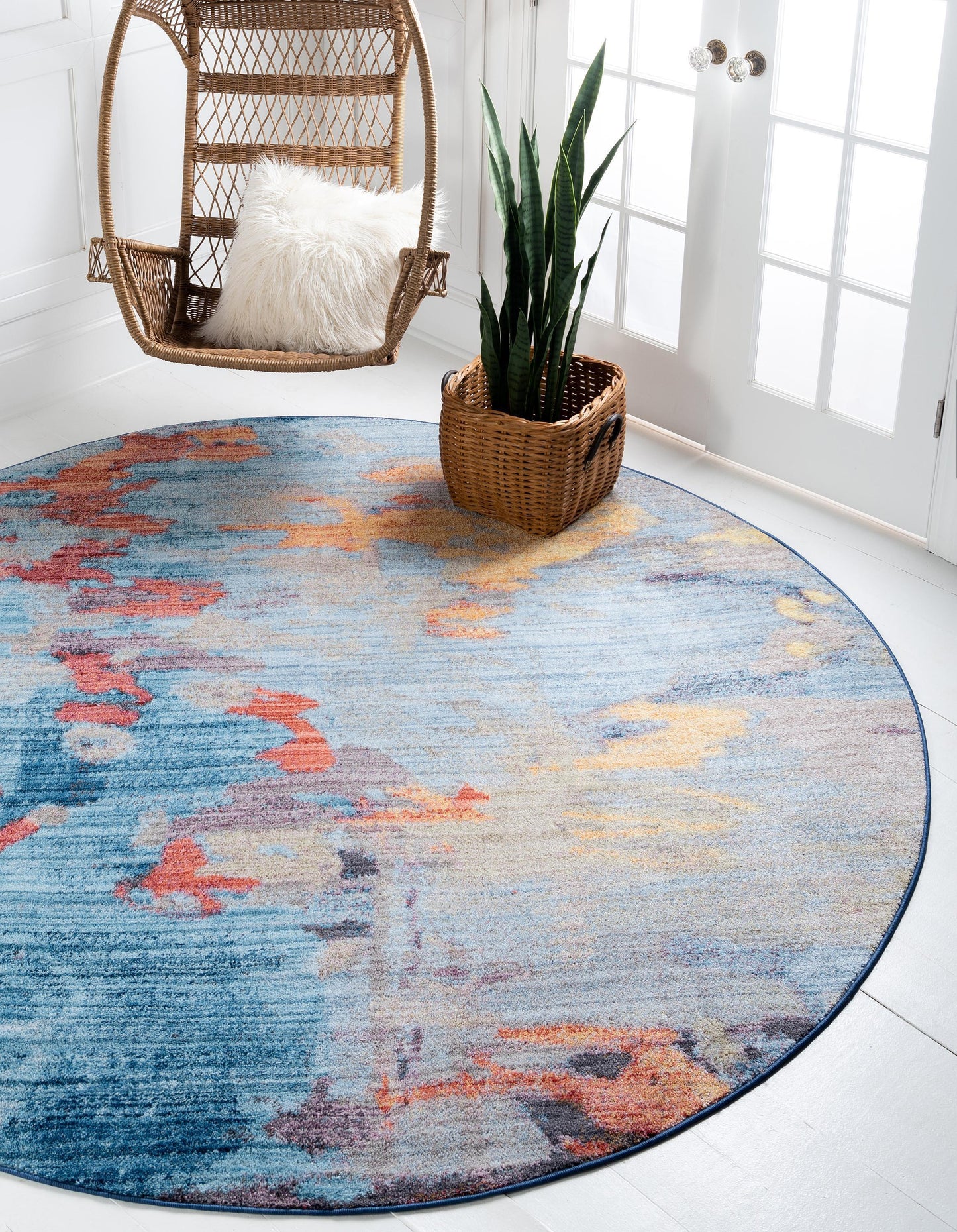 Elian - Sunrise Color Blend Rug - Nordic Side - abstract-rug, Area-rug, feed-cl0-over-80-dollars, geometric-rug, hallway-runner, large-rug, modern, modern-rug, round-rug, unique-loom, us-only