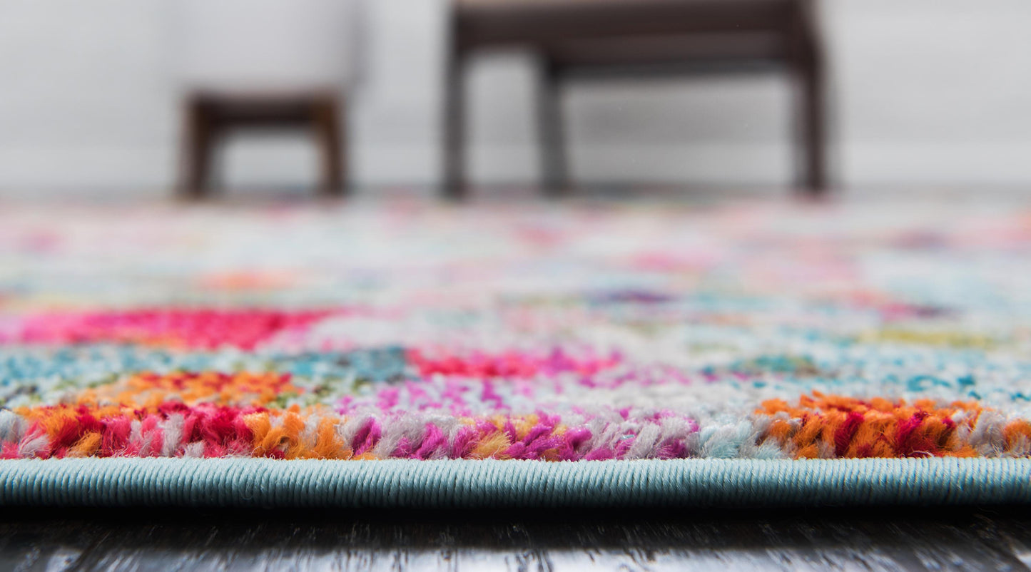 Cortez - Art Deco Multi-Color Rug - Nordic Side - abstract-rug, Area-rug, feed-cl0-over-80-dollars, geometric-rug, hallway-runner, large-rug, modern, modern-nordic, modern-rug, round-rug, uni
