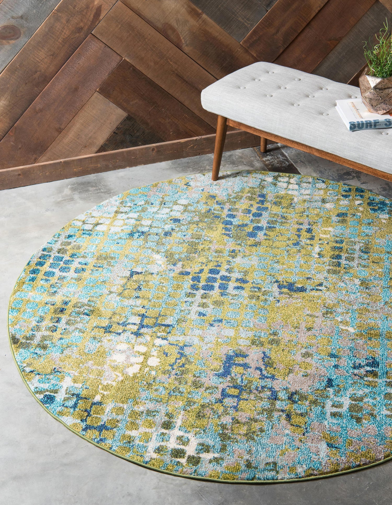 Franco - Modern Circle Pattern Rug - Nordic Side - abstract-rug, area-rug, feed-cl0-over-80-dollars, modern, modern-rug, round-rug, unique-loom, us-only, us-ship