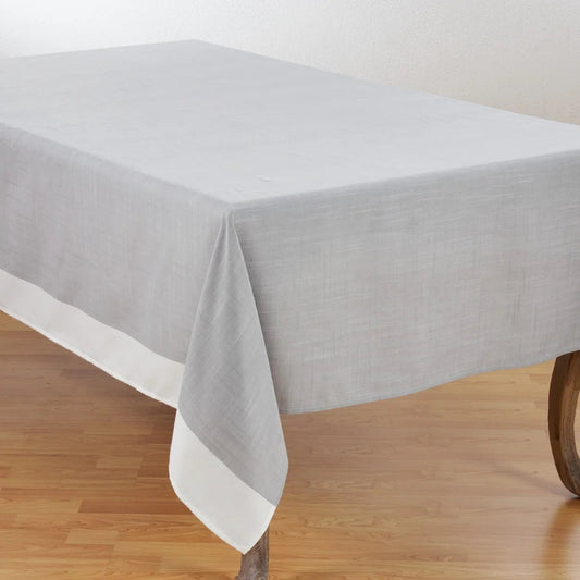 Poly Tablecloth with Banded Border