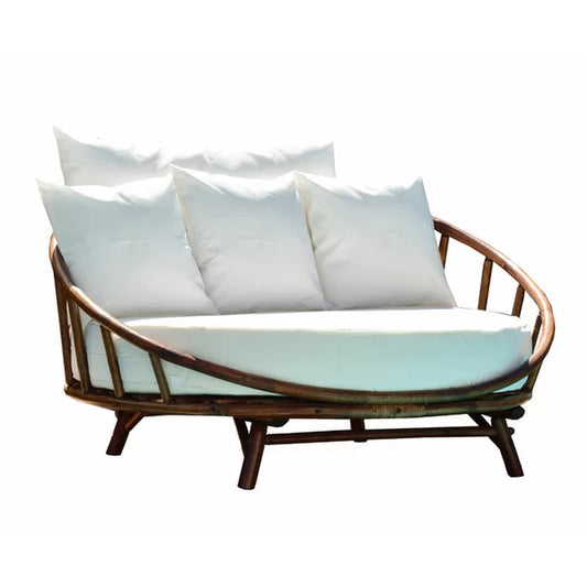 Corbridge 37'' Wide Outdoor Patio Daybed with Cushions