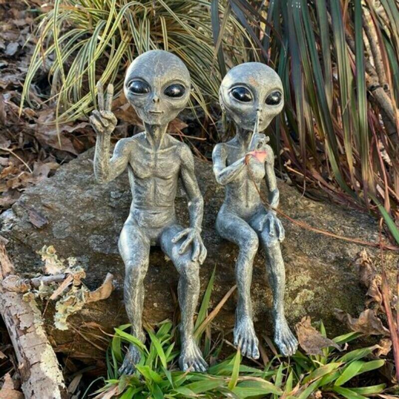 Mysterious Alien Figurines - Nordic Side - alien, figurines, mysterious, mystery