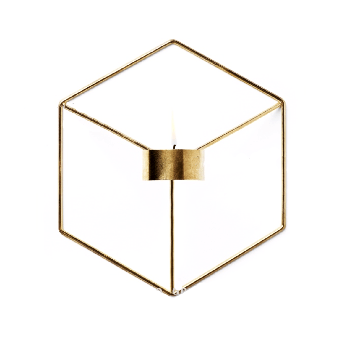 3D Hexagon Sconce Candlestick - Nordic Side - 