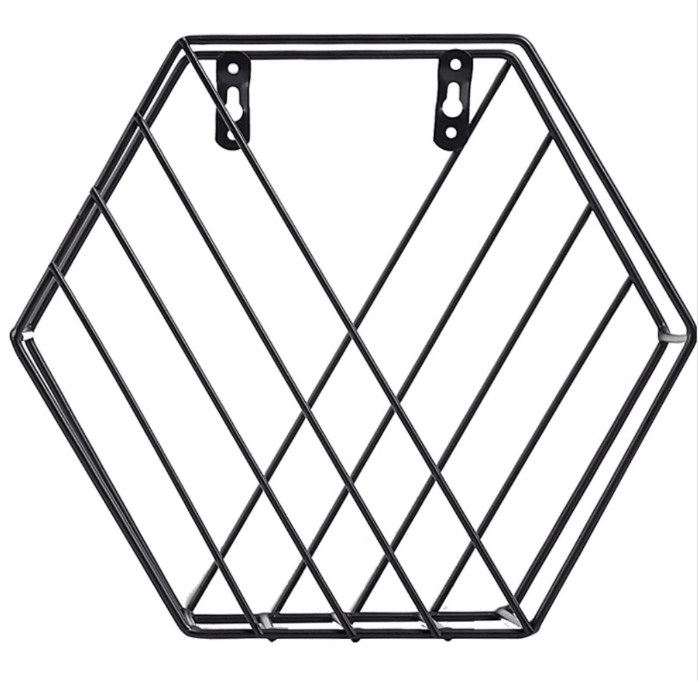 Nautica Hexagon Framed Shelf - Nordic Side - 