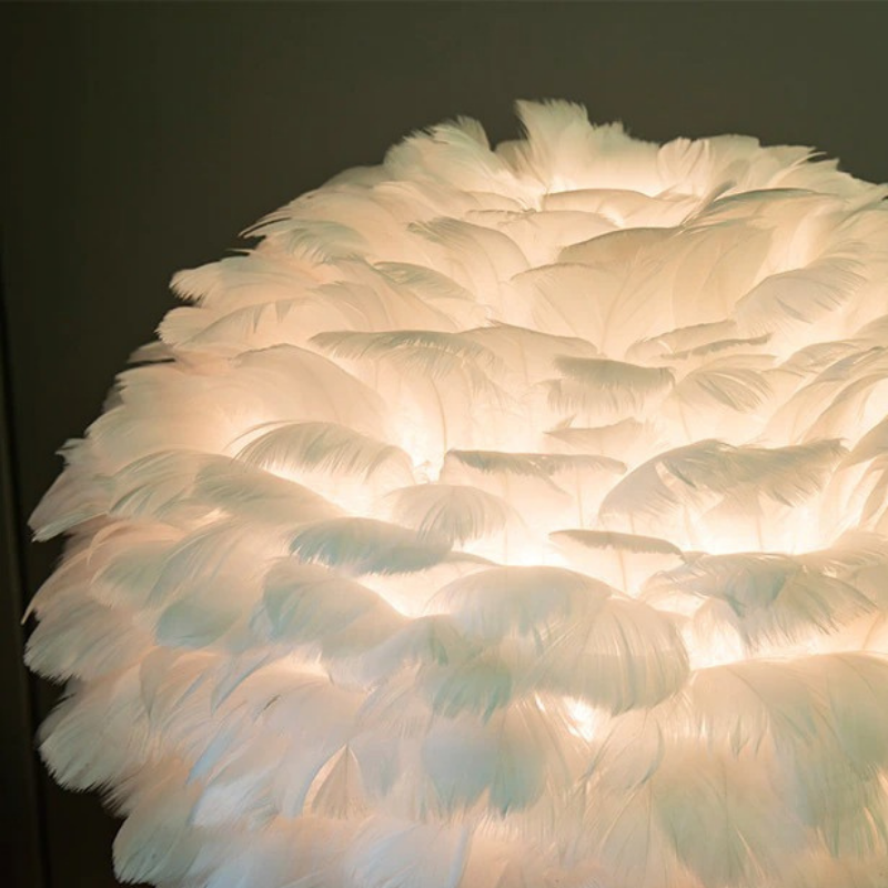 HomeQuill™ Goose Feather LED Night Light - Nordic Side - 