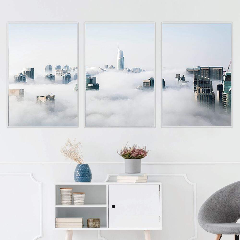 Cloudy City Canvas - Nordic Side - 