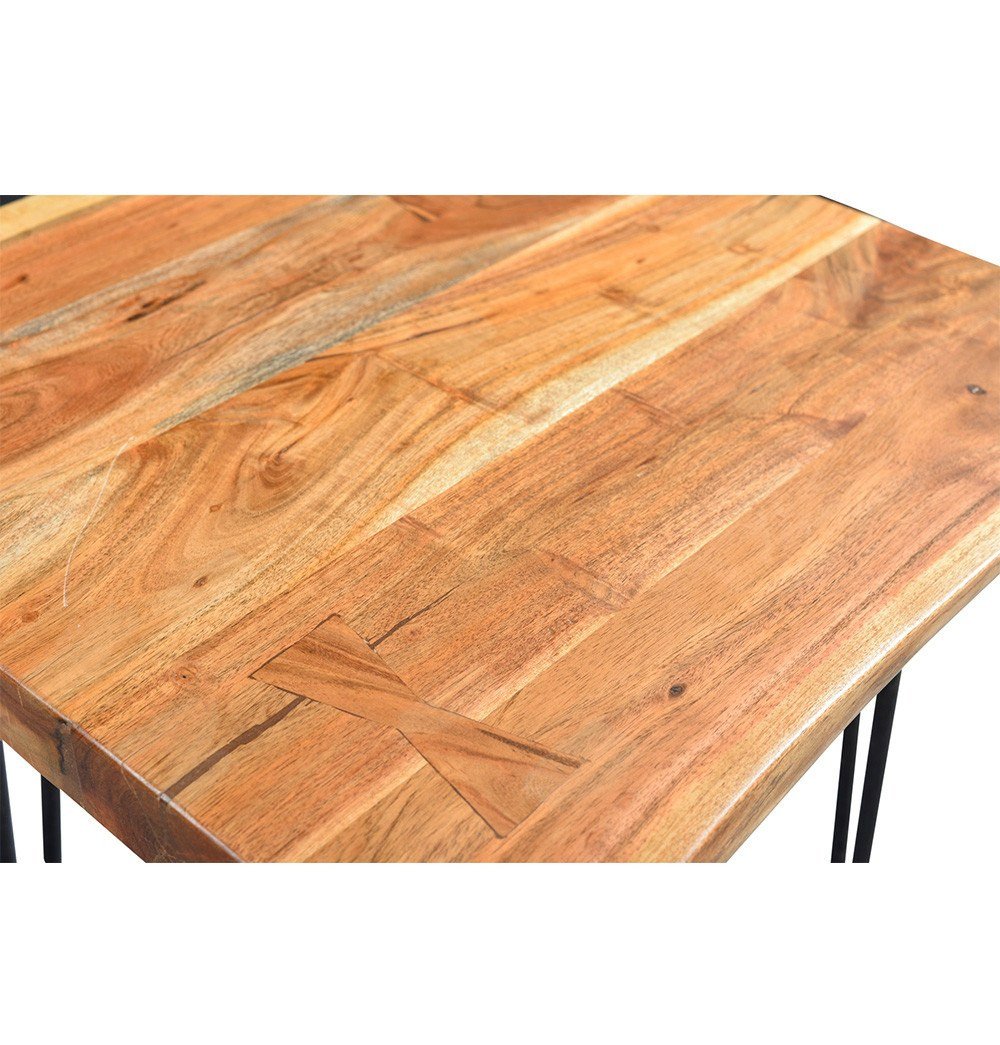 Driftwood - Artisan Modern Wood Top Table - Nordic Side - 05-27, feed-cl0-over-80-dollars, feed-cl1-furniture, gfurn, hide-if-international, modern-furniture, us-ship